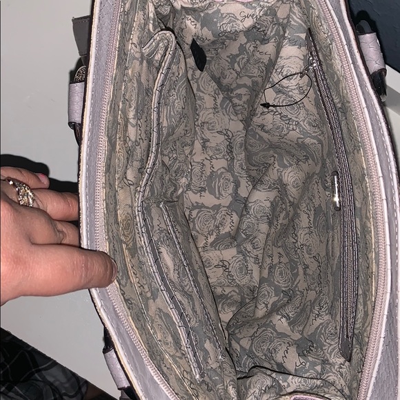 Guess Vintage Large Faux Leather Crocodile Handbag - Picture 9 of 12